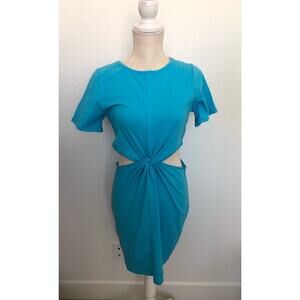 Rolla Coaster Electric Blue Cut Out T-shirt Dress - S